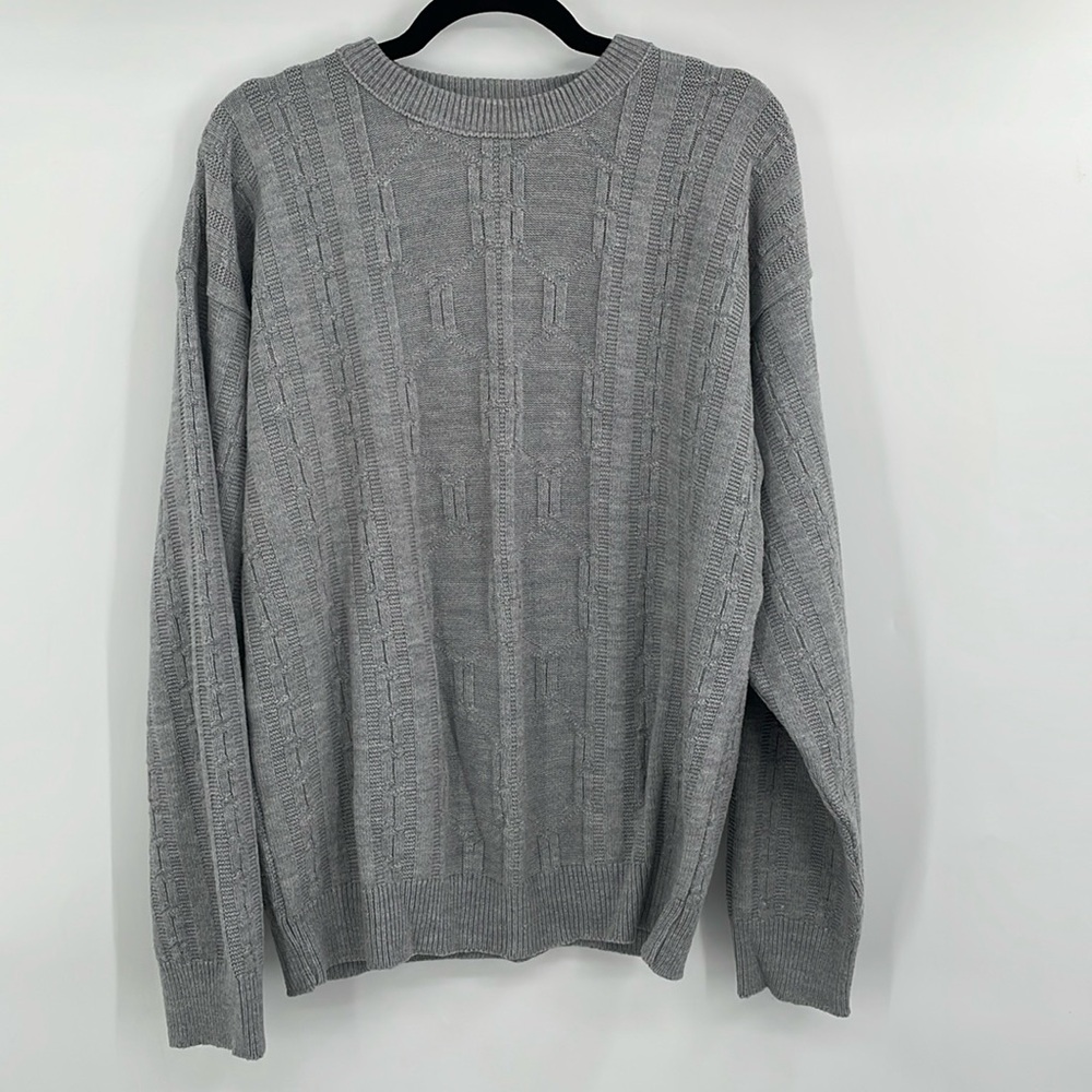 Christian Dior Gray Crewneck Sweater
